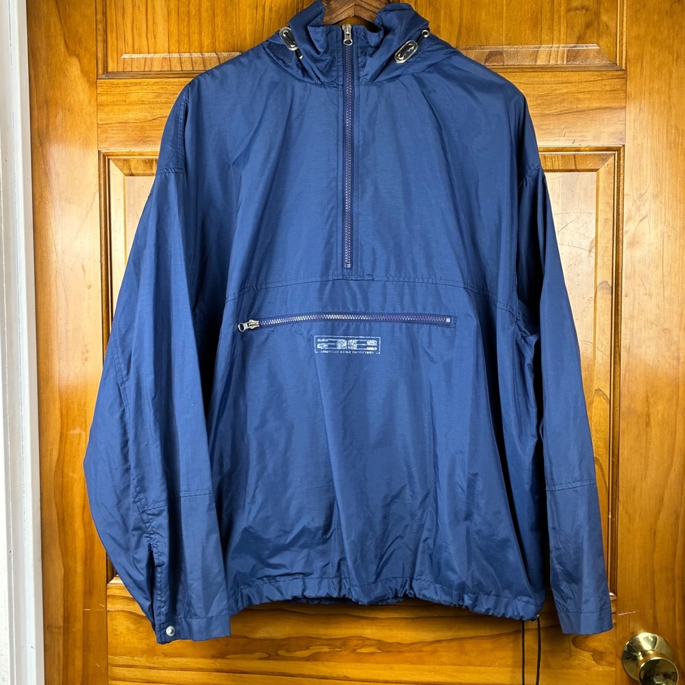 Vintage American Eagle Outfitters Lg Half Zip Anorak Windbreaker 90s Y2K Street